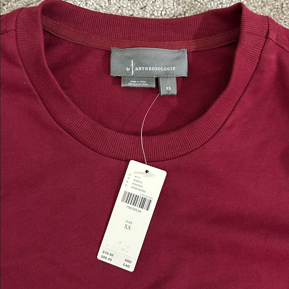 NWT Anthropologie Organza Sheer Long Sleeve Blouse Top - Picture 4 of 7
